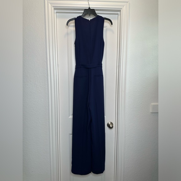 Women’s‎ Banana Republic Tie-Waist Jumpsuit Navy Womens Size 4 - Picture 7 of 10